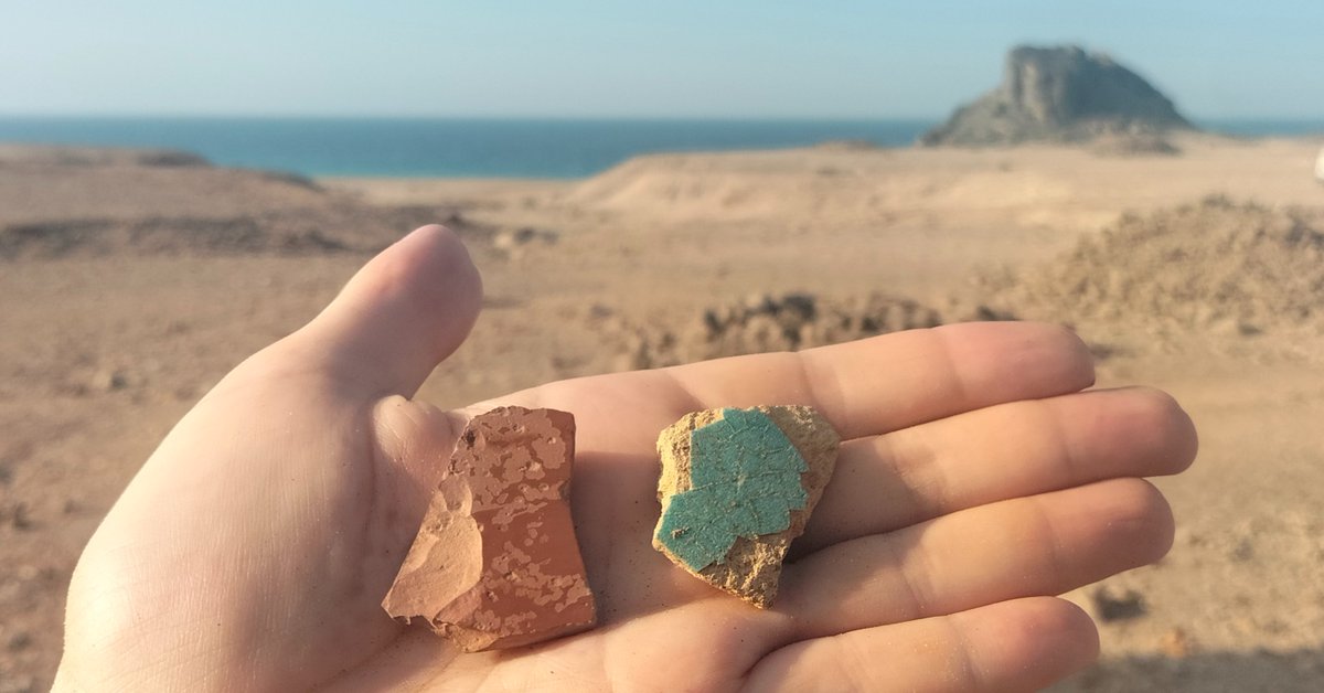 Dos imperios que se odiaron a muerte se encontraron en paz en el Cuerno de África. Cerámica sigillata romana y cerámica vidriada parta en una playa de Somalilandia.