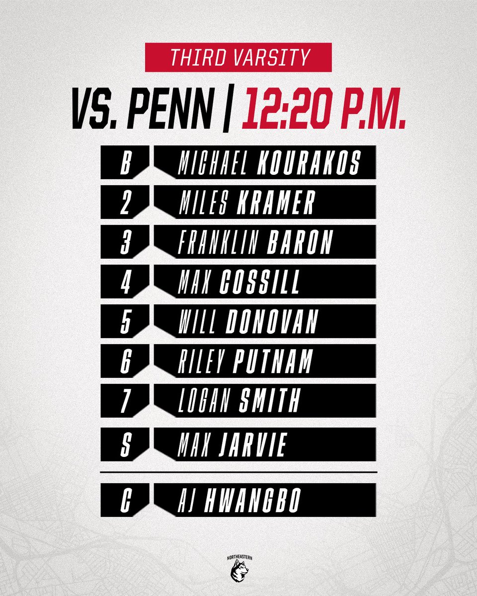 Northeastern Men’s Rowing tweet media