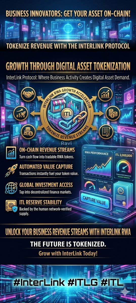 PatelPa9041's tweet photo. Your revenue is now a tradable asset. With an InterLink ID, any organization can integrate with our payment Permissionless. Programmable. Powerful. 🌍
Surya Vamsi Kongara
InterLink T3 Ambassador
ID: 9327654461
#InterLink #ITLG #ITL #Web3 #Crypto #Web3Business #Tokeni https://t.co/Tq0RpZWzHn