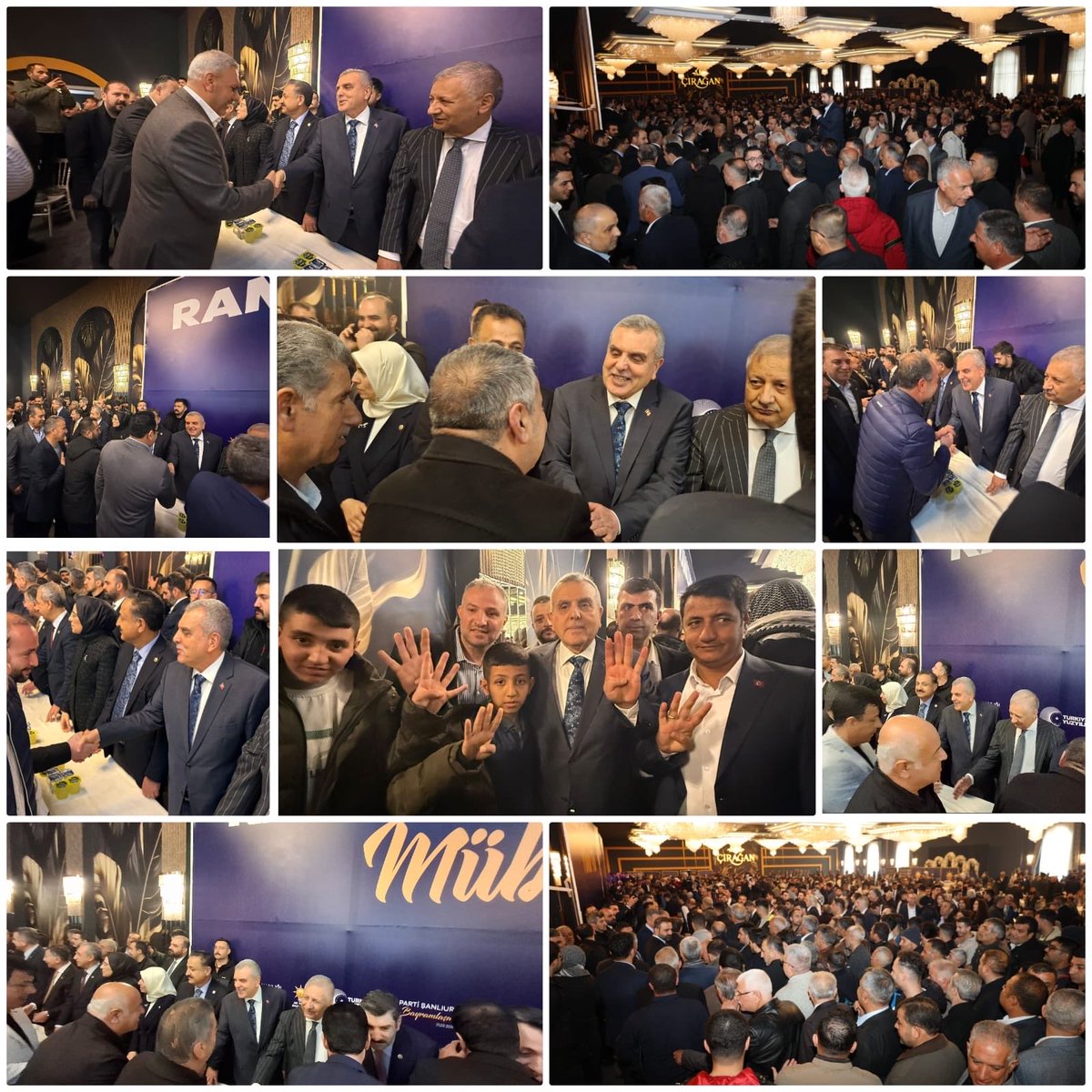 AKParti bayramlaşmasını büyük bir coşku  ve katılım ile yaptık.

Bu dava; kökü mazide, gözü istikbalde olan bir milletin şahlanışıdır!

Niyetimiz Bir,
İnancımız Bir,
Yolumuz Bir.. Sevdamız #Türkiye #Şanlıurfa 

#SevdamızŞanlıurfa #MilletimizleBayramımızBir #RamazanBayramı