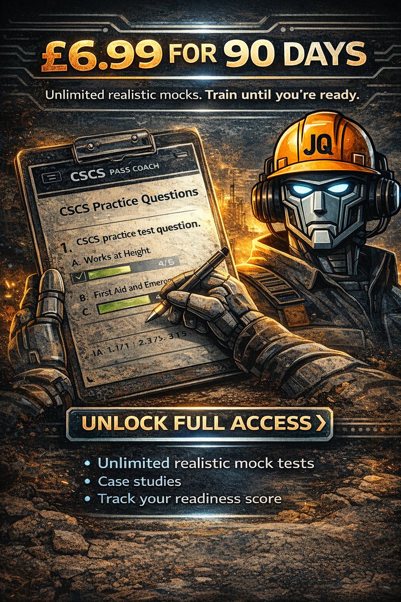 jqsitemasterai's tweet photo. We’re live.

Today we launched CSCS Pass Coach by JQ SiteMaster AI — a smarter way for construction learners to prepare for the CSCS test.

Try it here:
https://t.co/R1by6tvNmk

#CSCS #Construction #ConstructionTraining #EdTech #Apprenticeships #FurtherEducation https://t.co/jbkvTkO6pd