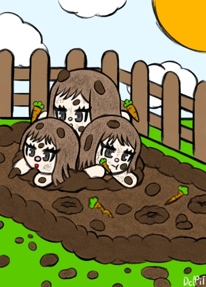 Piginteen's tweet image. Dugtrio and Alolan Dugtrio!! 🟫🟫
#pokemon #pokemonartwork #pokemongijinka