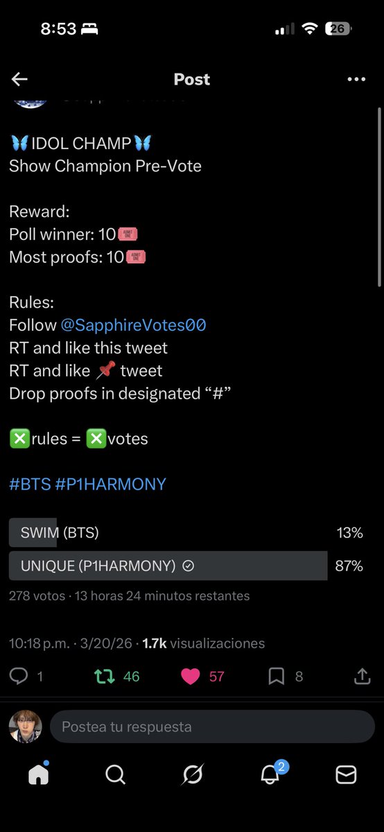 sunsthc's tweet photo. @SapphireVotes00 for #P1Harmony https://t.co/l9yVHkbqd4