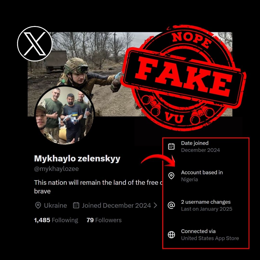❌ FAKE SOLDIER
Mykhaylo zelenskyy
aka mykhaylozee
x.com/mykhaylozee
ID Link: x.com/i/user/1873904…
ID: 1873904921600217088

⚠️ PRETENDS TO BE ✅ A REAL UKRAINIAN SOLDIER
