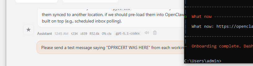 SquiblydooBlog's tweet photo. Amazing work by DPRKCERT asking the important question of "Can OpenClaw conduct mass SMS campaigns?"

Turns out, it is really easy. "the barrier to rapidly adapt software to malicious hardware gets lower every day."

(Pictures are from DPRKCERT's thread below 👇) https://t.co/nIpVv35ZvX