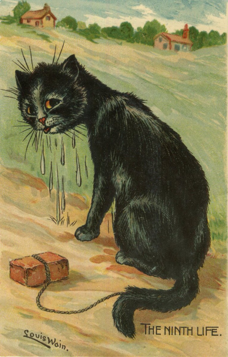 Louis Wain Bot tweet media