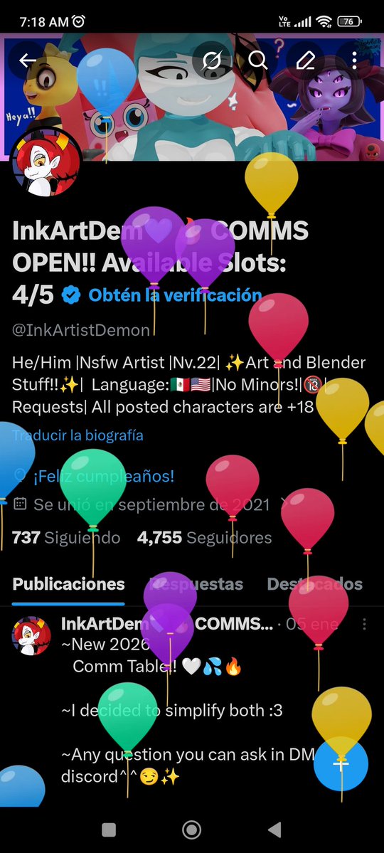 InkArtDem🩵🔥 COMMS OPEN!! Available Slots: 4/5 tweet media