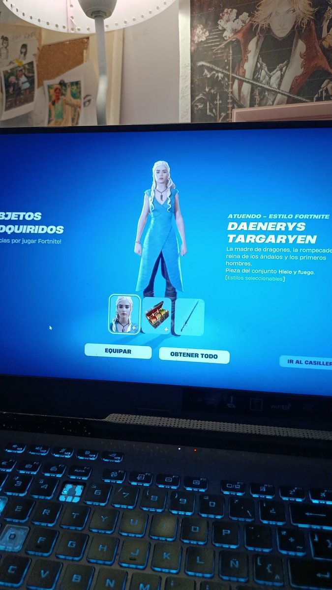 LachechuW's tweet photo. I've never bought a skin that fast #daenerystargaryen #fornite https://t.co/haHIsaileB