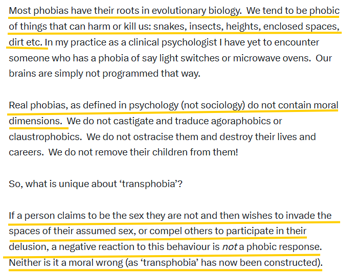 Dr P: 'Gender dysphoria' is metaphysical claptrap tweet media