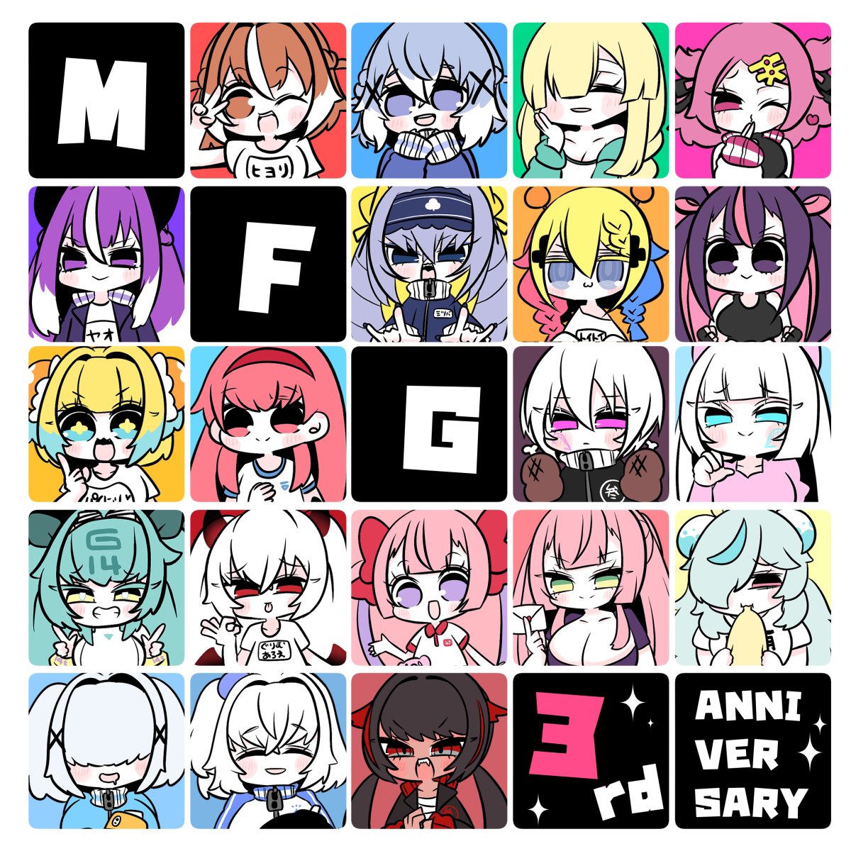 麻雀ファイトガール🀄
㊗️3rd Anniversary✨️
#麻雀ファイトガール