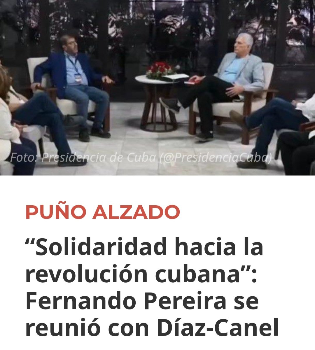 En realidad queda claro q la solidaridad es con el Gobierno de Cuba. Con los dictadores hambreadores de su propio pueblo. El eufemismo de "Apoyo a la Revolución" ya no engaña a nadie. Son totalitarios y los DDHH solo les interesan cuando los victimarios no son camaradas.