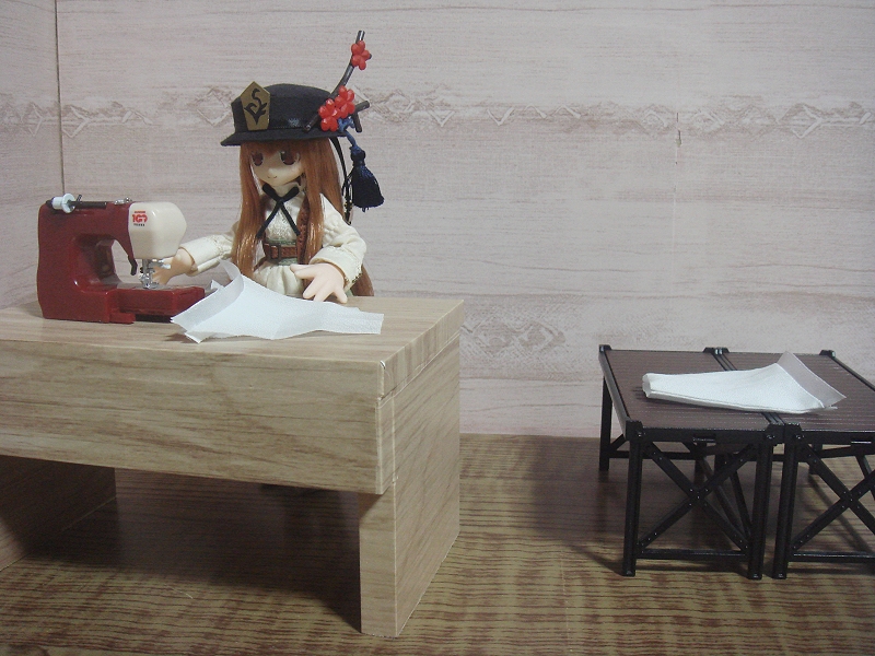 縫い途中
形にするまで遠い