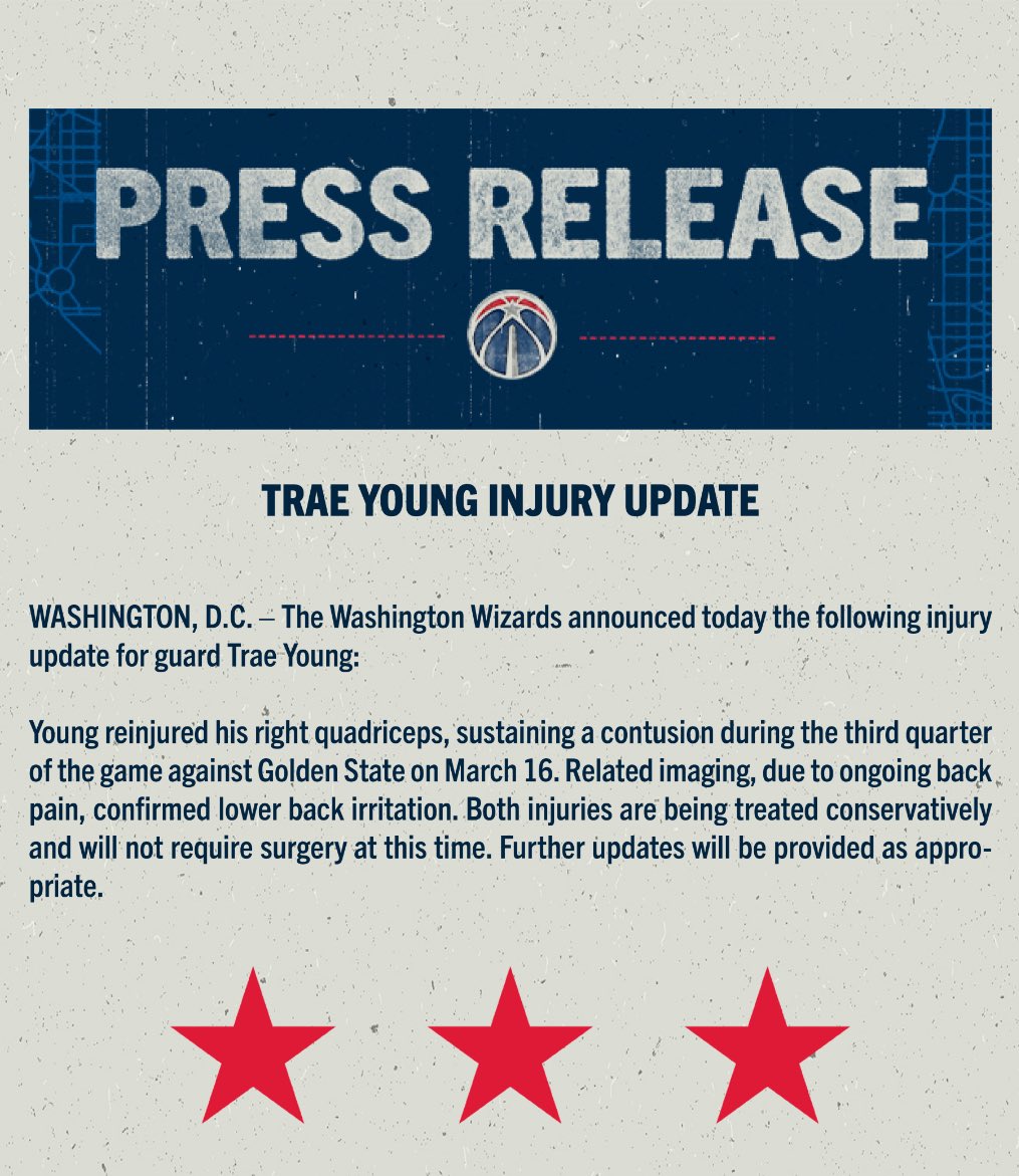 Wizards PR tweet media