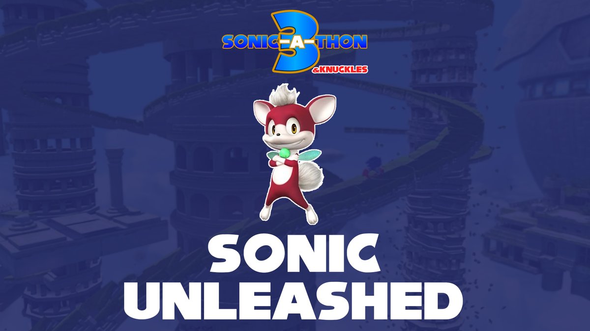 HMarathons's tweet photo. Welcome back to Sonic-a-thon 3 &amp; Knuckles! We've got a big game for y'all today:

It's SONIC UNLEASHED!

Stop on by and donate if you can! We're working towards our next goal!

https://t.co/gyrfX2zErg
https://t.co/c7MOHZMCU7 https://t.co/oyXsviqwIu