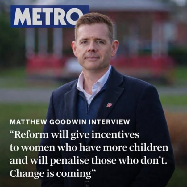 docrussjackson's tweet photo. Matt Goodwin never recovered from getting his prediction for #GE2017 so catastrophically wrong he ended up eating pages from his own book on national TV.
Following that humiliation, he radicalised himself into believeing far-right bullshit he used to critique, and joined Reform. https://t.co/ARtqcerga0
