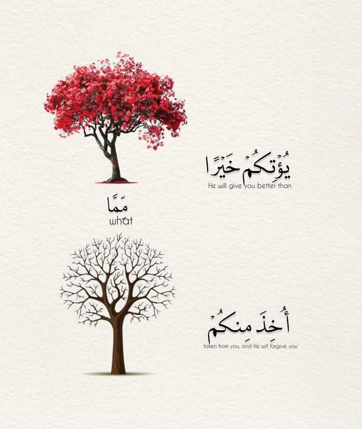 (يؤتكم خيرا مما أخذ منكم )