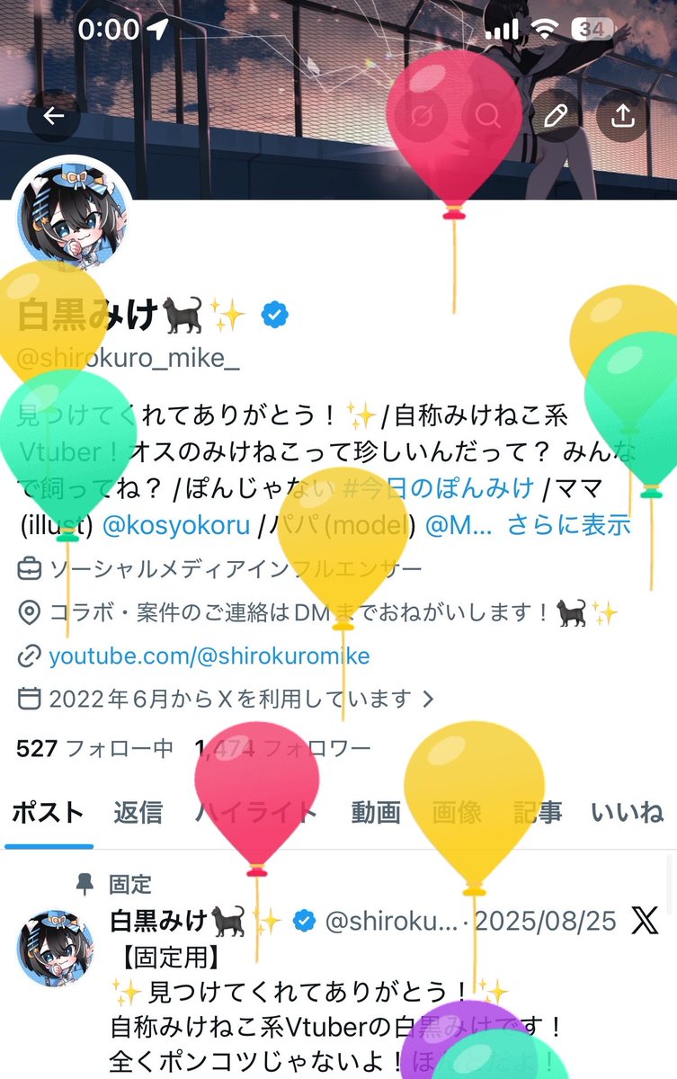 白黒みけ🐈‍⬛✨ tweet media