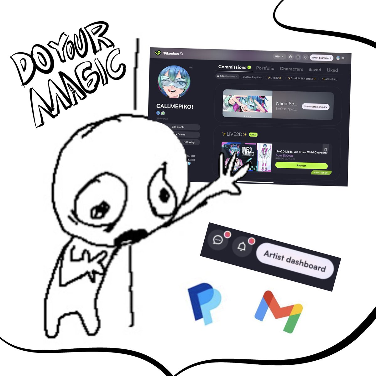 PIKOPIKO! Vartist 🩵 tweet media