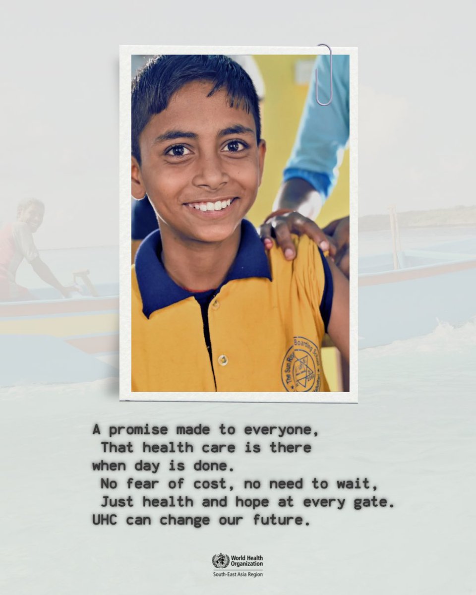 WHOSEARO's tweet image. This #WorldPoetryDay, we use the power of words to reimagine a healthier future.
 
A promise made to everyone…
 
#UHC #HealthForAll #PoetryForChange