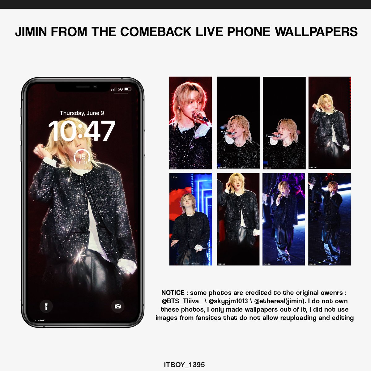 Jimin from BTS’s comeback performance phone wallpapers 🤍

STAGE COMMANDER JIMIN 
#BTSLiveOnNetflix
#지민아_멋진무대_고마워