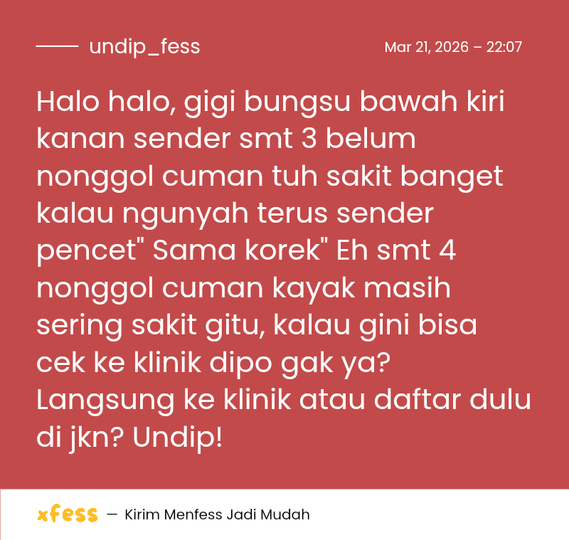 UNDIP MENFESS tweet media