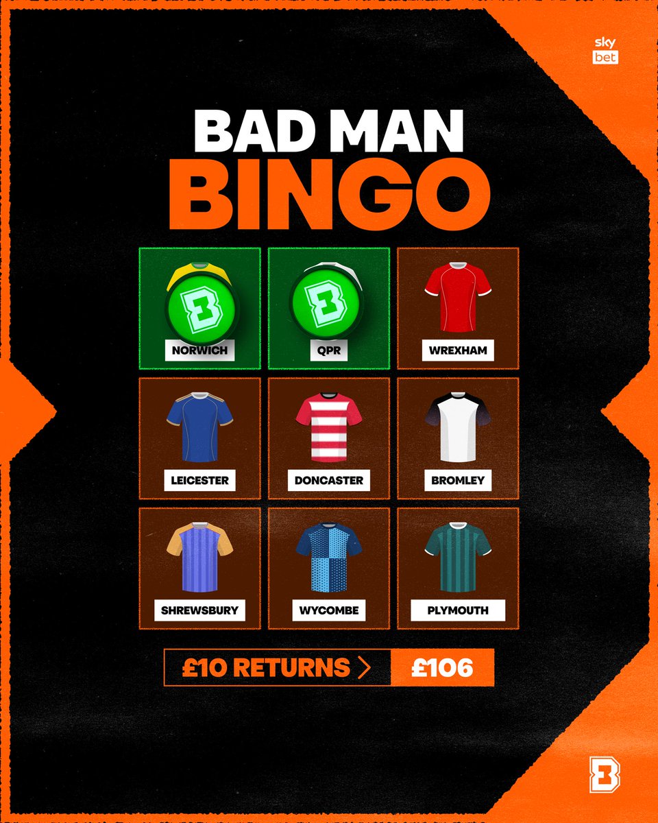 BadManBetting's tweet photo. Two Bingo ticks in the first 10 mins. ✅ https://t.co/s35R0A9BqA