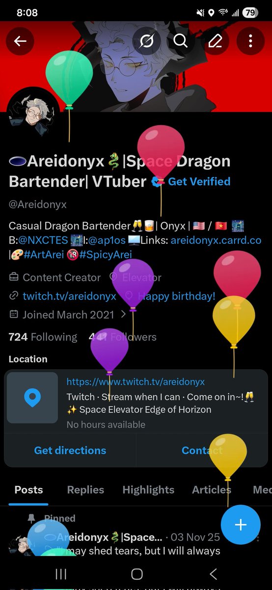 Areidonyx's tweet photo. Another year for this dragon, I survived! 😅 https://t.co/xlAydYeKhi