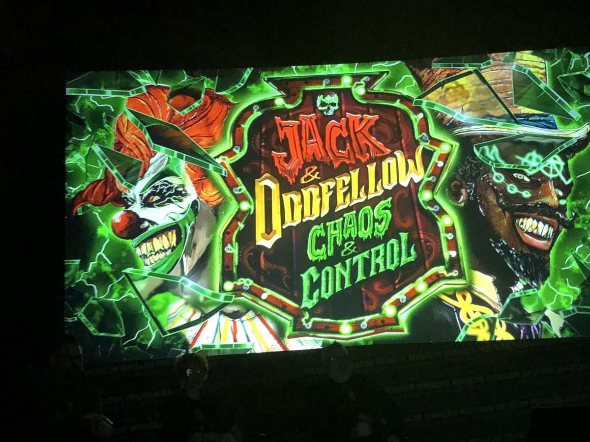 sebasti66808290's tweet image. First announcement it’s time for Jack and Oddfellow to fight and make everything chaotic and controlled #HHN35