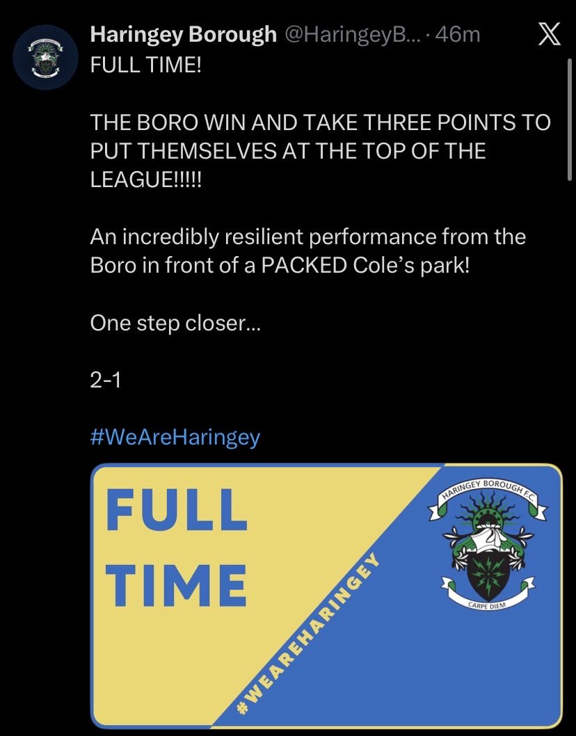 Haringey Homie tweet media