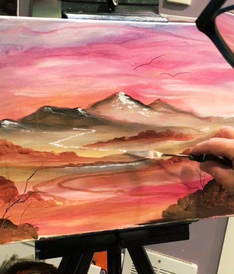 paintwithrick's tweet image. Original landscape KREJCI #art #krejci #landscapeartist #originalart