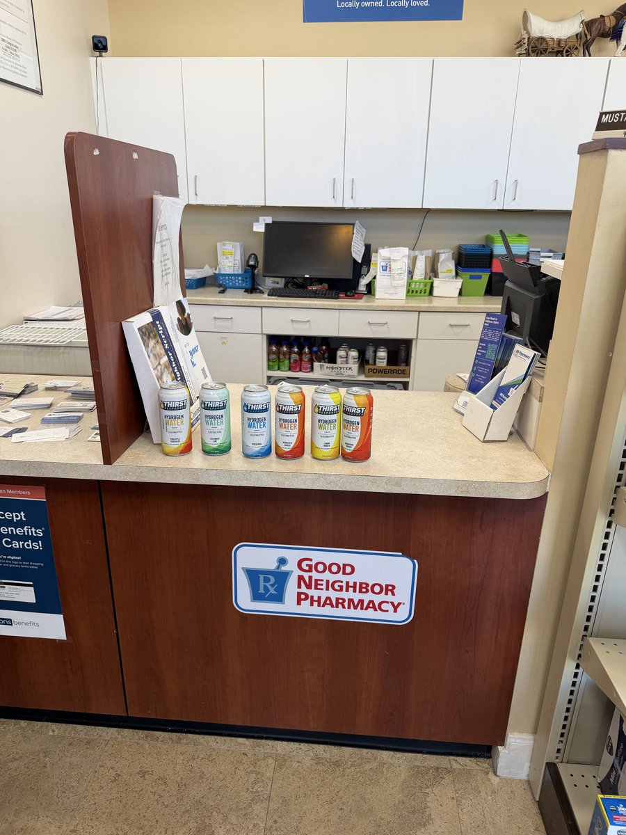 easydayECT's tweet photo. Tomball, Texas!!!! Small Pharmacy but it’s nice to see products are finally hitting the shelves. Let’s gooooooooooo 
$LTNC taste is 10/10, refreshing taste. https://t.co/rdLDbnox0a