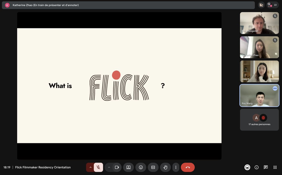 Great start to the <a href="/flickartHQ/">flick</a> AI Filmmaker Residency today!

Excited to learn from <a href="/ZoeyZ1004/">Zoey Zhang</a> and such a talented group of filmmakers, looking forward to the next 6 weeks 🎬