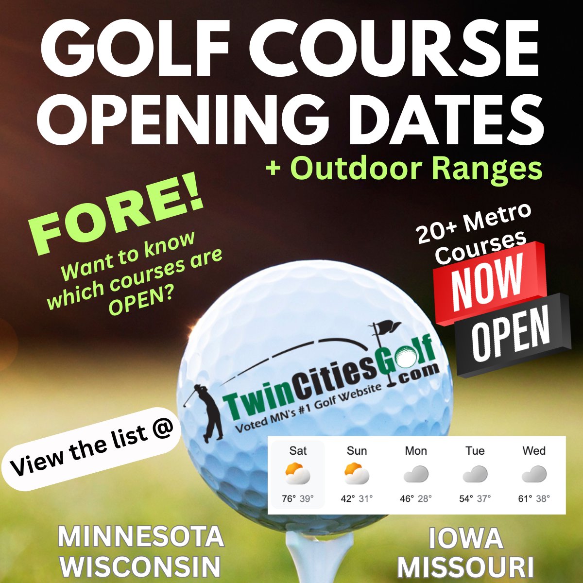 TwinCitiesGolf.com tweet media