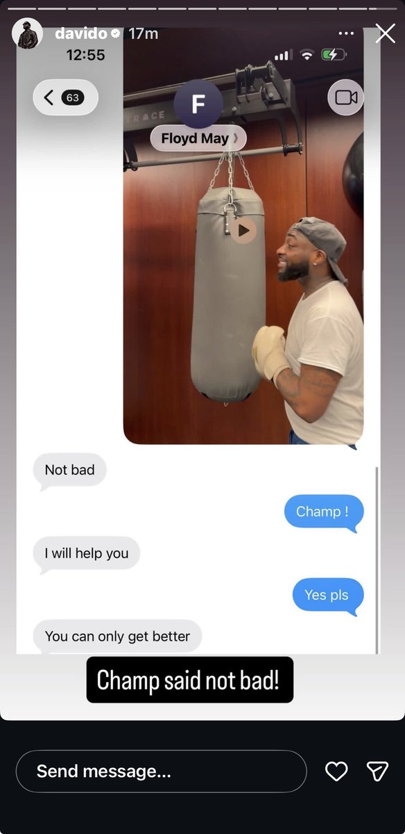 EkongGodson's tweet image. Real recognize Real. Floyd Mayweather gives @davido that Champion vibes 💪♥️♥️ 

#30BG #5iveAliveWorldTour