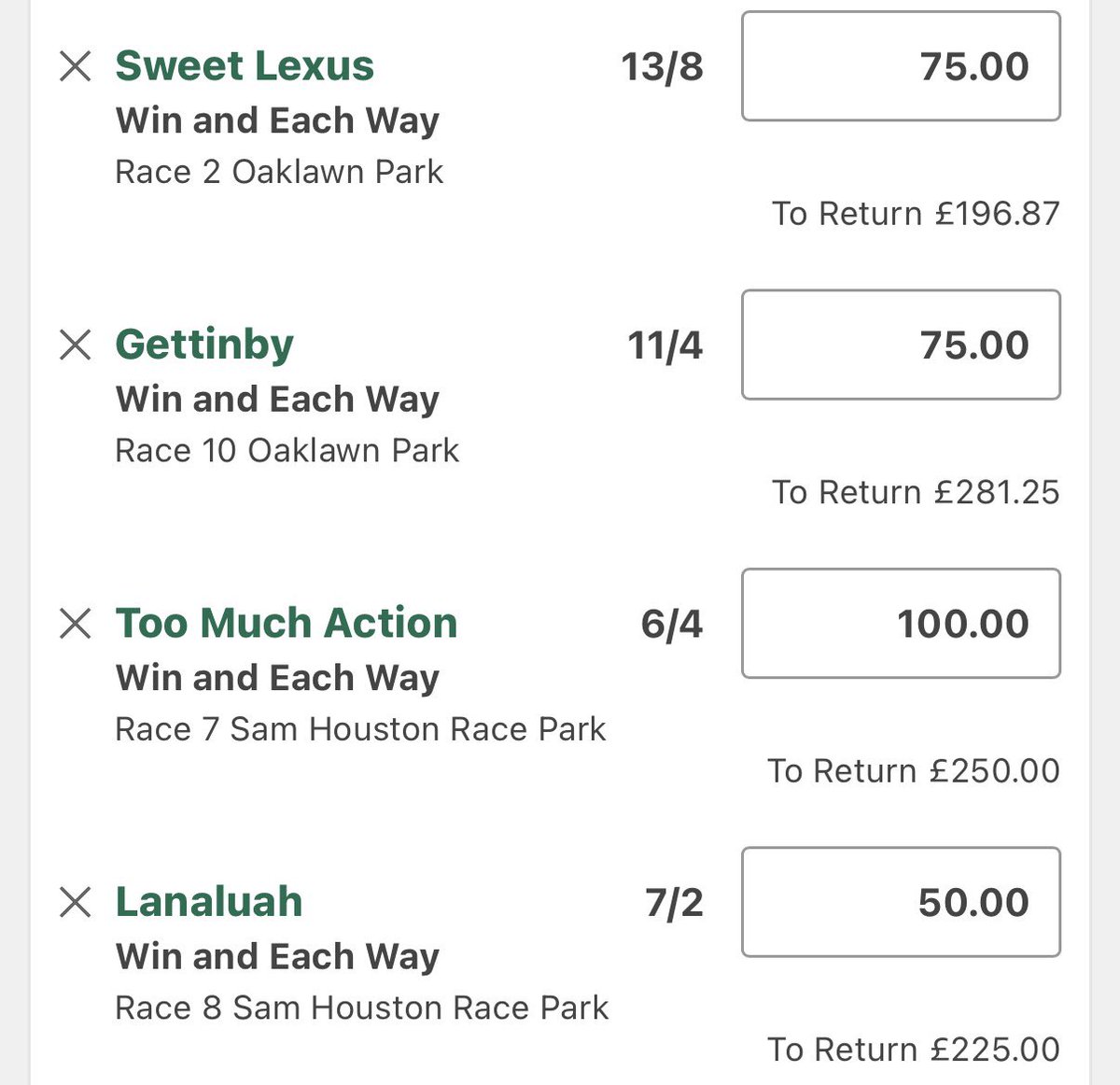 American Horse Racing Value Tips tweet media