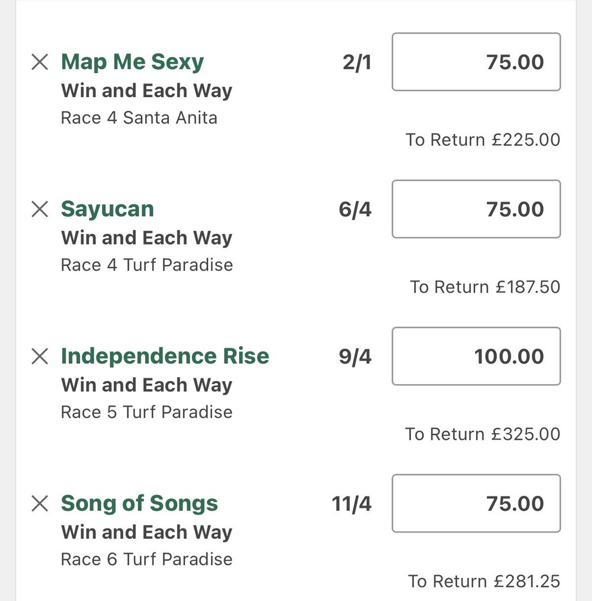 American Horse Racing Value Tips tweet media