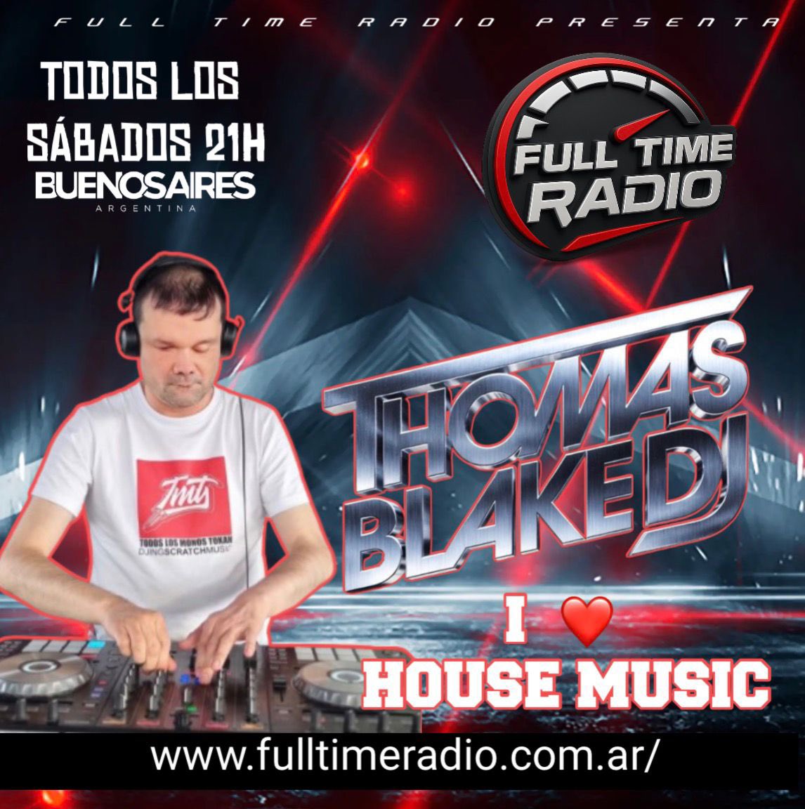 djthomasblake's tweet photo. Hoy los espero de 21 a 23 horas, hora, Chile y Argentina solo por #fulltimeradio

https://t.co/ERskTmCXJC https://t.co/qqeWchmbCa