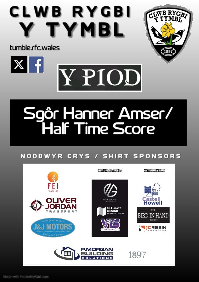 Clwb Rygbi Y Tymbl tweet media