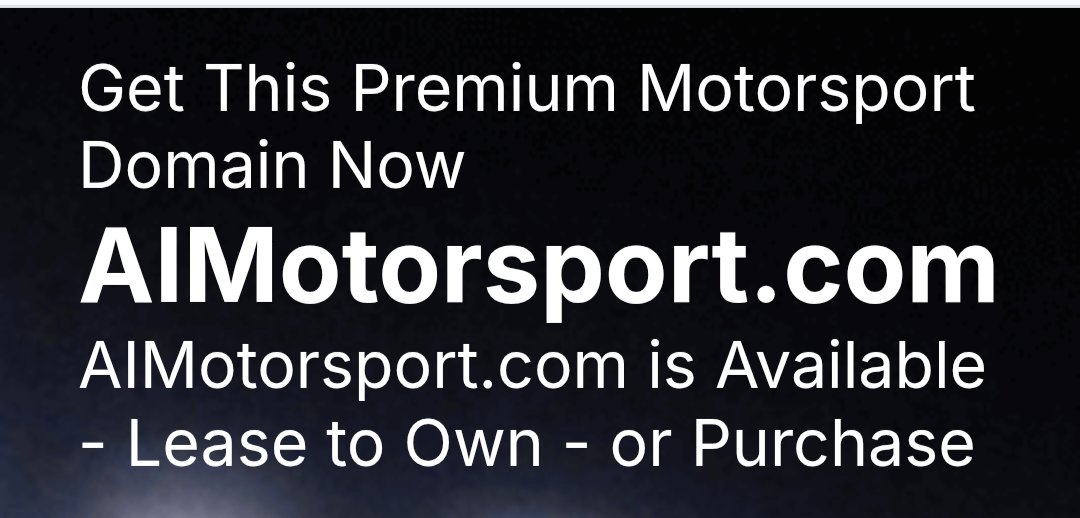 MotorsportDomainsForSale tweet media