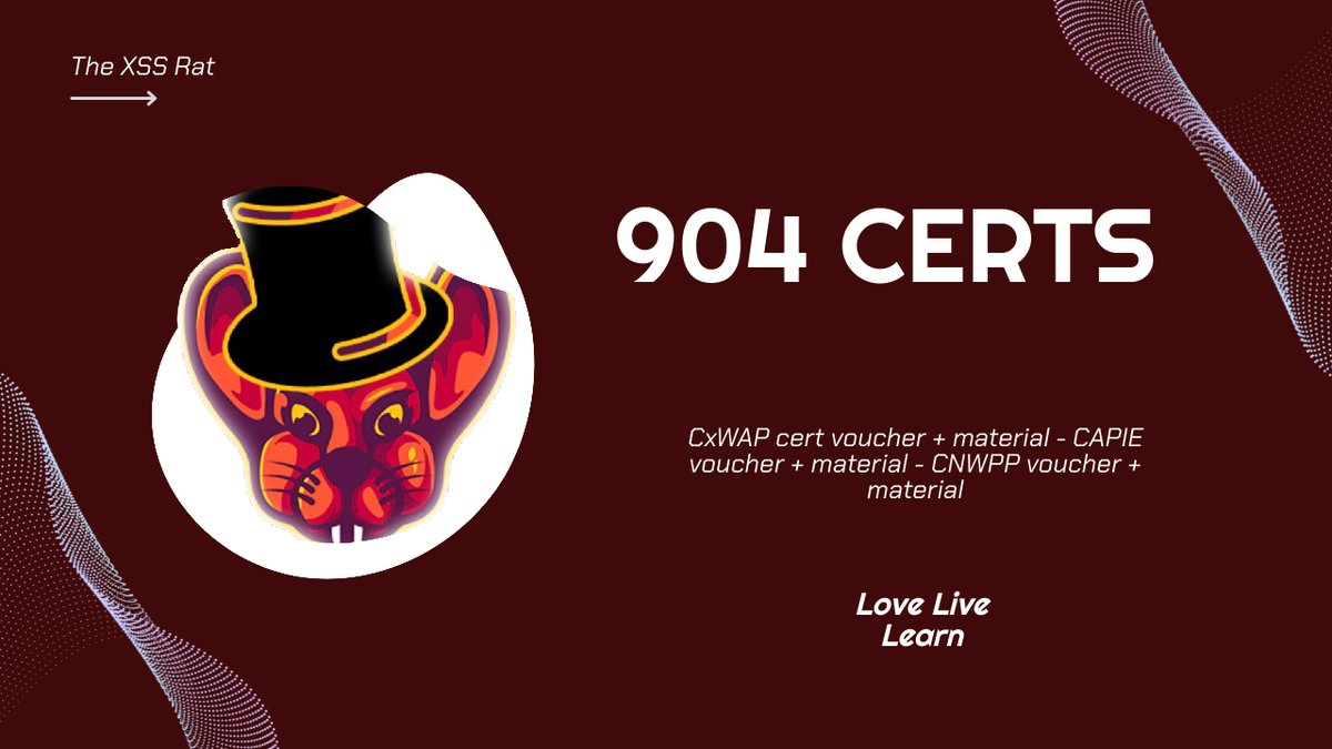 The XSS Rat - Proud XSS N00b :-) tweet media