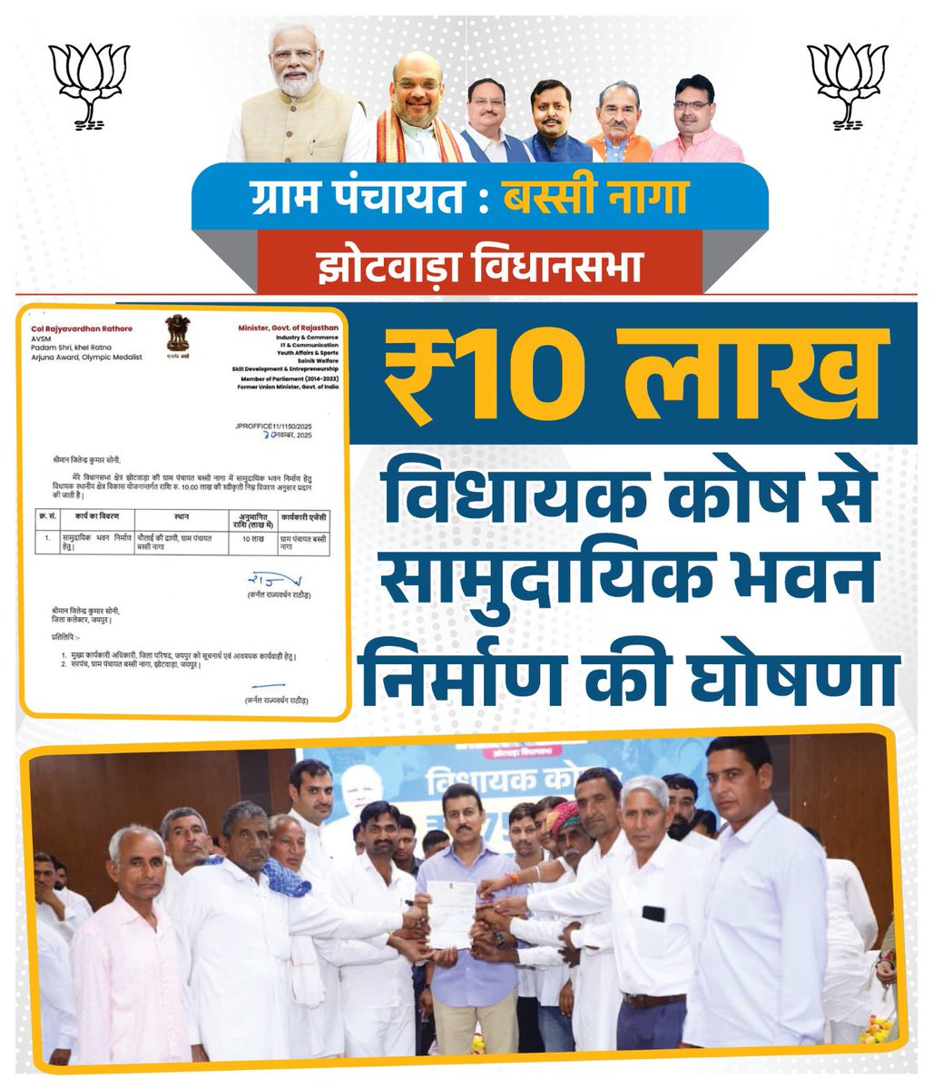 Col Rajyavardhan Rathore Office tweet media