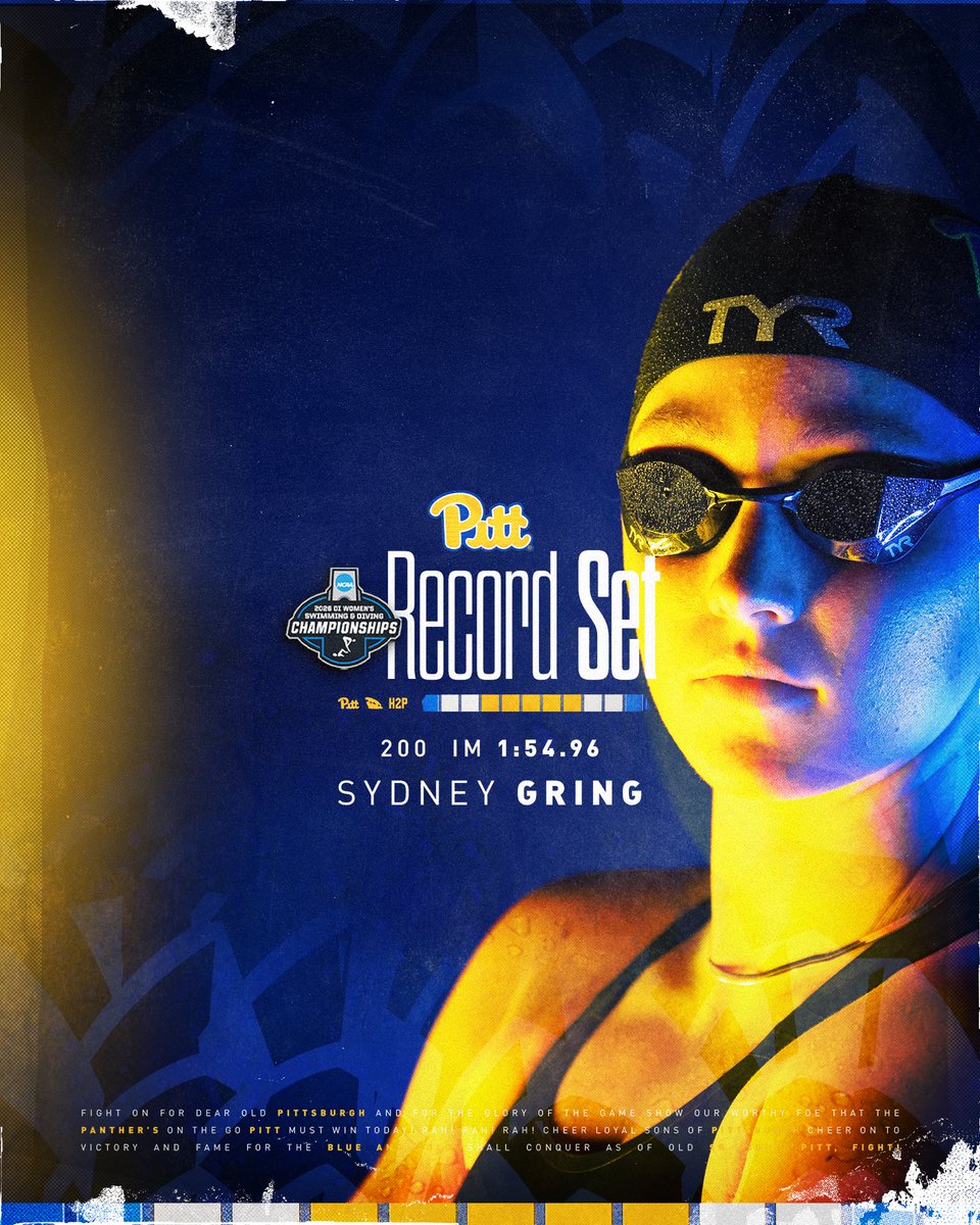 What a performance from Syd! 👏

She finishes 10th in the 200 IM to break a program record and earn All-American Honorable Mention! ⭐️