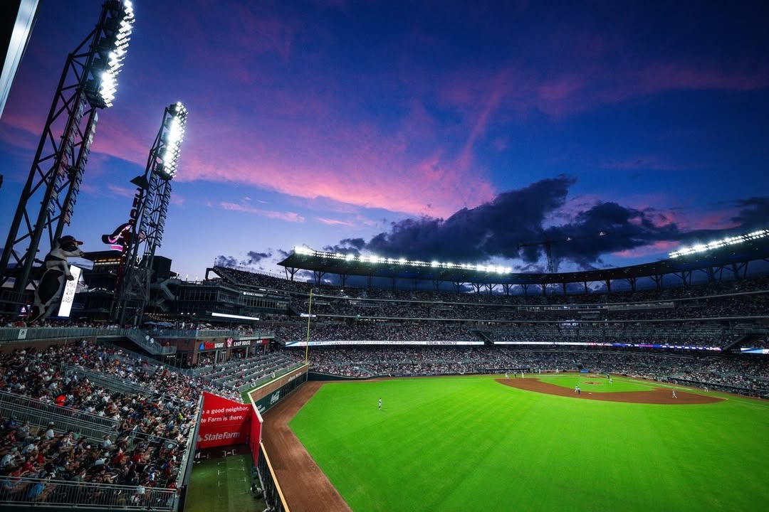 FrontRowSeats1's tweet photo. ⚾️ The 2026 Atlanta Braves season is almost here! Don't miss out on epic promotions like bobbleheads, jerseys, &amp; kids giveaways. Arrive early—these items go FAST! https://t.co/JbyInSXkoe 🎁 #Braves #ChopOn #AtlantaBraves2026 #TruistPark https://t.co/rSpdjtYK5N