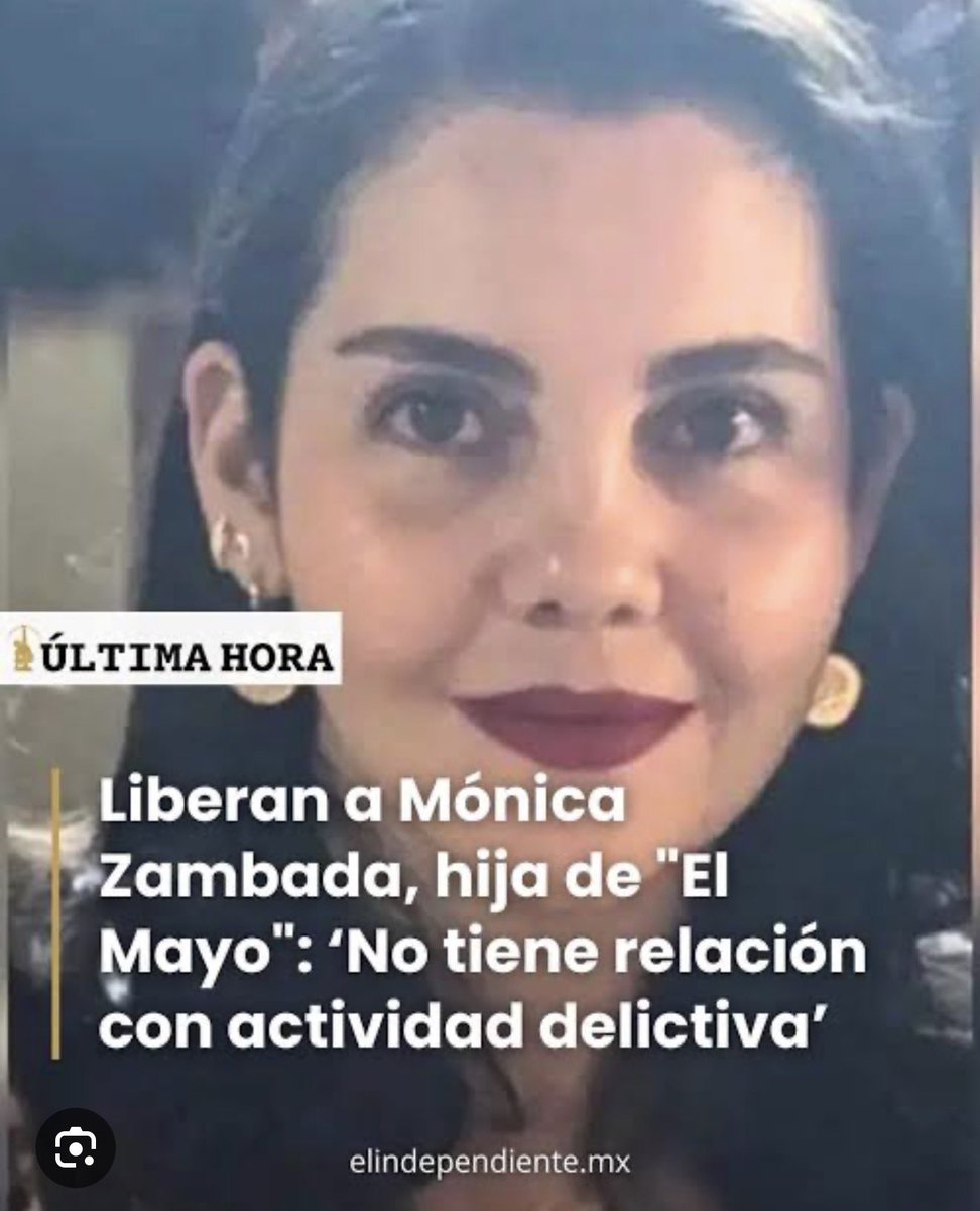 La <a href="/SEMAR_mx/">SEMAR México</a> salió en busca de algún narco a Sinaloa, por casualidad llegó al territorio de la familia de Ismael “El Mayo” Zambada y se encontró con una de sus hijas, Mónica, encargada de las finanzas del Cártel de Sinaloa pero, según <a href="/harfuch_omar/">Omar García Harfuch Club fan</a> nunca estuvo detenida,  más