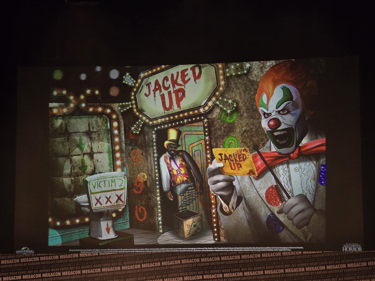 HHN365's tweet photo. Jack &amp; Oddfellow: Chaos &amp; Control 👇

Concept art was revealed for the new house coming to #hhn35 https://t.co/38b0gbkk5t
