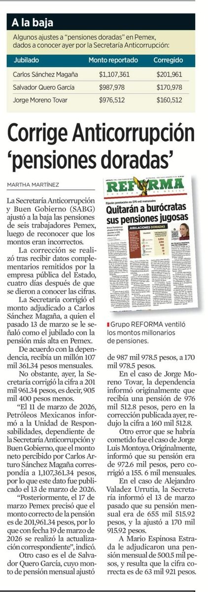 ¿Que creen que hicieron los PNDJOS de la Secretaria de Anticorrupción?

- Exhibieron a ex funcionarios.

- Los pusieron en peligro al dar sus nombres y datos personales.

- Dijeron que recibían "pensiones doradas"

¡ Y era MENTIRA !

Dijeron que uno de ellos ganaba más de 500 mil
