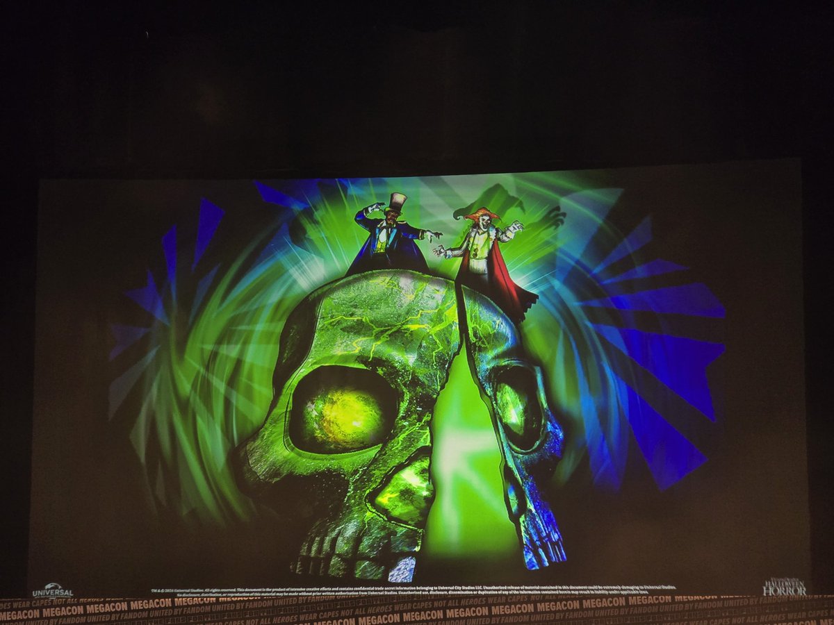 HHN365's tweet photo. Jack &amp; Oddfellow: Chaos &amp; Control 👇

Concept art was revealed for the new house coming to #hhn35 https://t.co/38b0gbkk5t