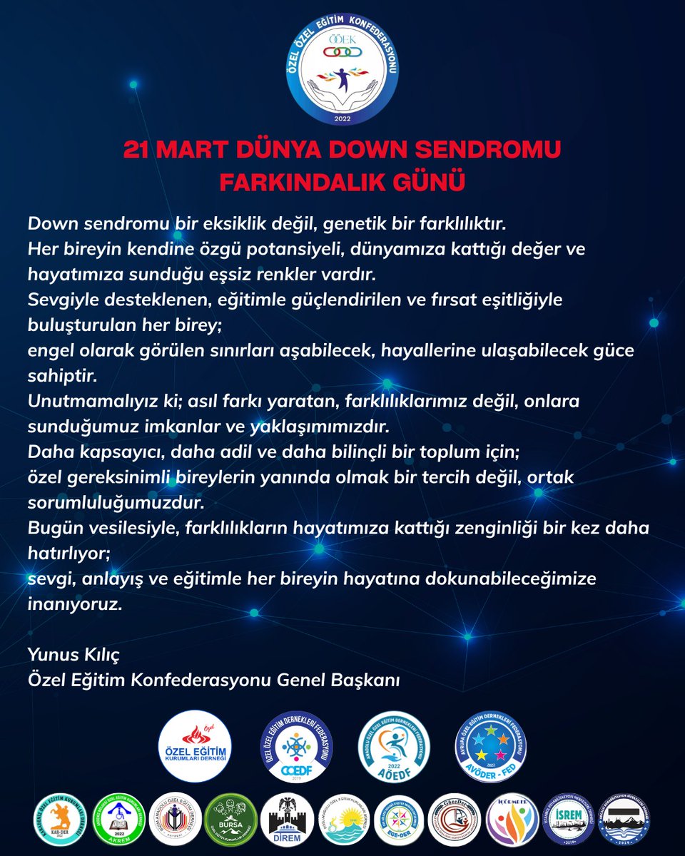 Özel Eğitim Konfederasyonu tweet media