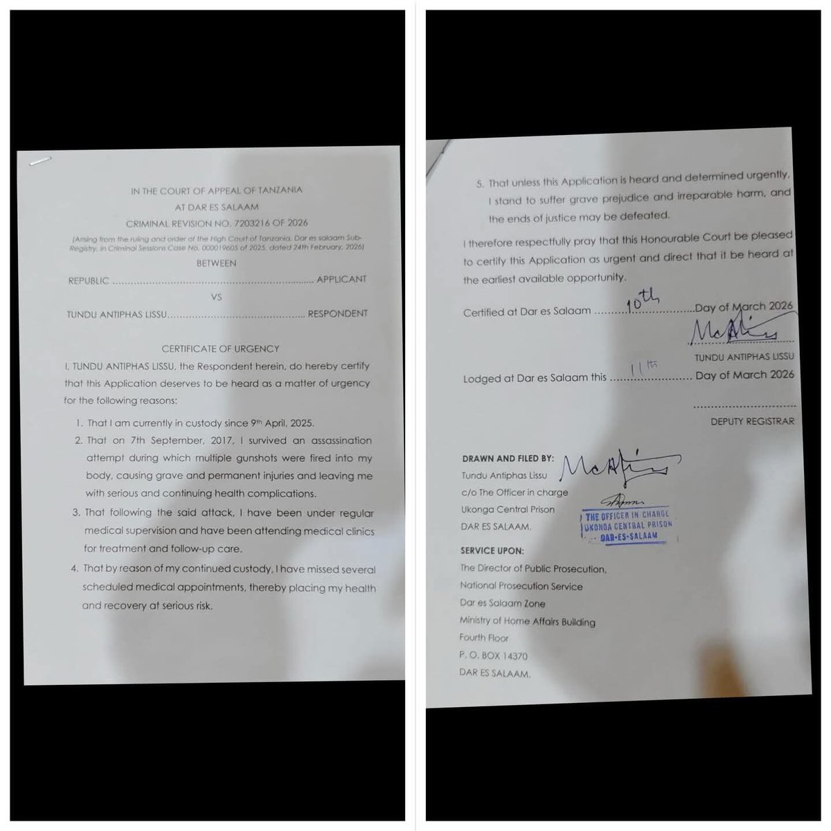 Godbless E.J. Lema tweet media