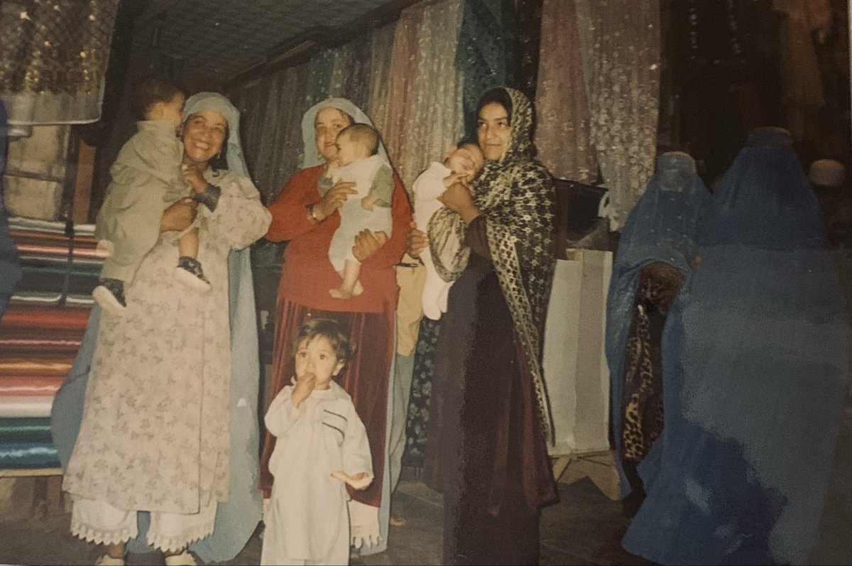 HollyJoyHolder's tweet photo. Women in Afghanistan wore their burkas like this after Kabul was liberated from Taliban rule. Now their plight is worse than what we are hearing about in Iran.  Women always have the most to lose. Men will not fight for them because they don’t have nearly as much to lose & most enjoy having that much control over them. They are like personal servants who have zero rights. Their role is to please men or suffer the consequences. Not to mention they believe it is commanded for it to be this way.